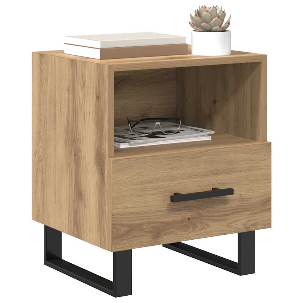 Nattbordskap Artisan Eik 40 x 35 x 47,5 cm Konstruert tre