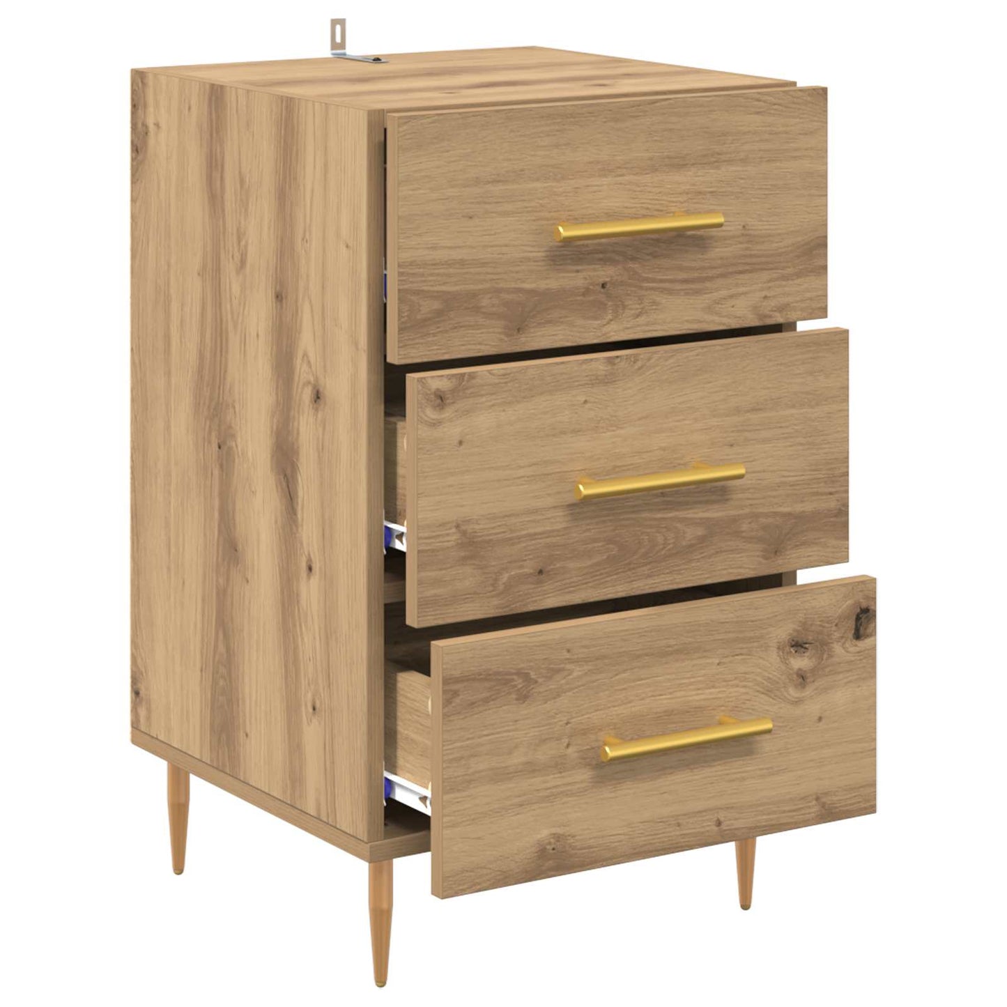 Nattbordskap Artisan Eik 40 x 40 x 66 cm Konstruert tre