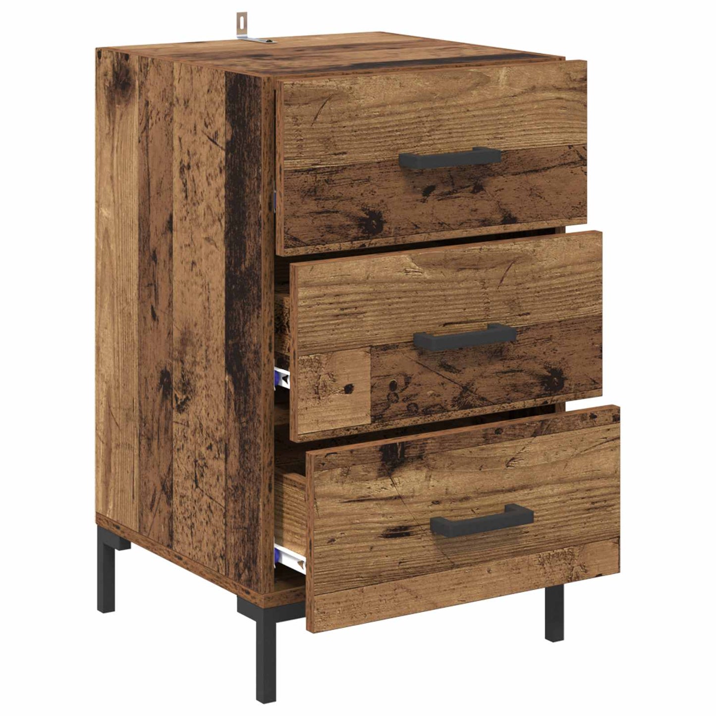 Nattbordskap Gammelt tre 40 x 40 x 66 cm Konstruert tre