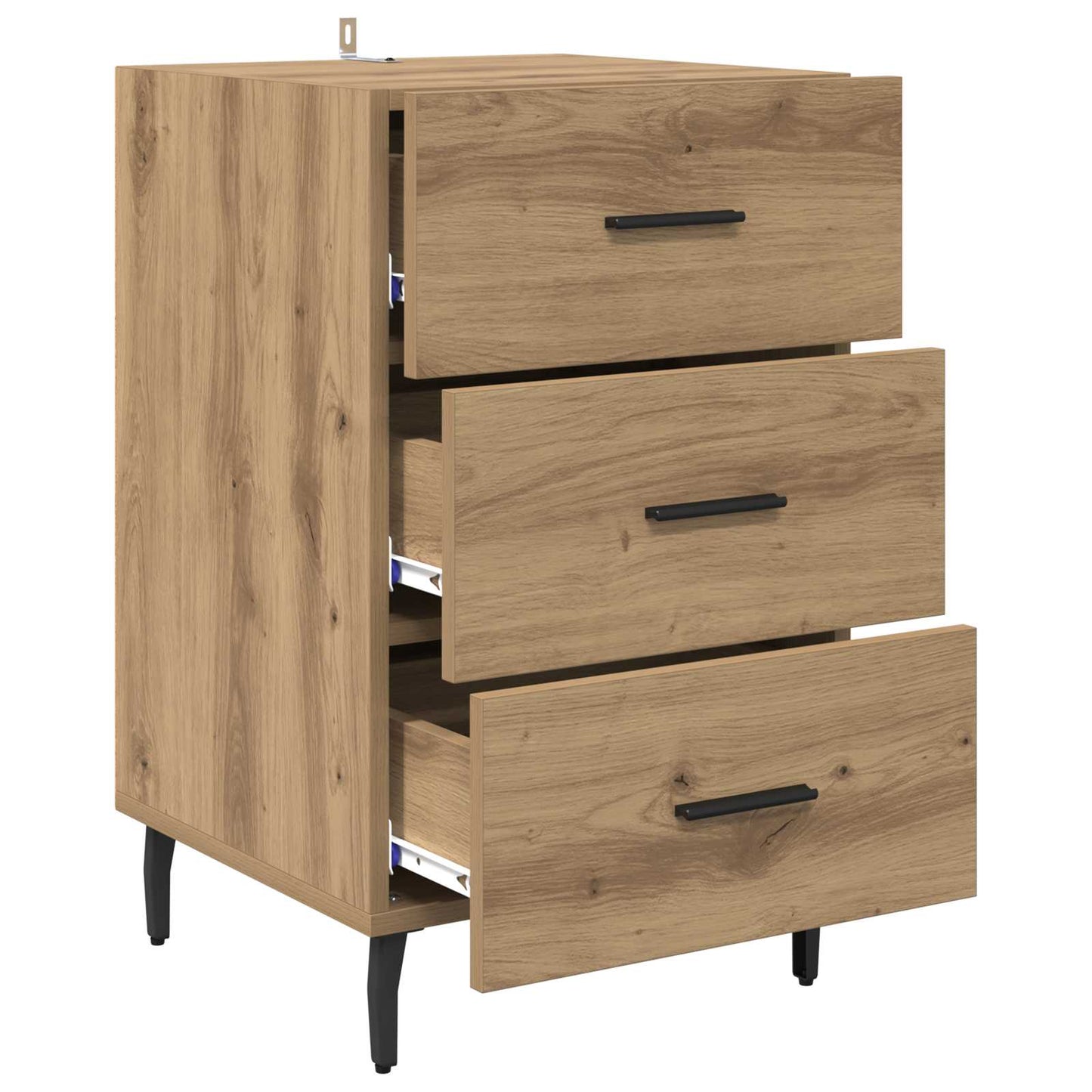 Nattbordskap Artisan Eik 40 x 40 x 66 cm Konstruert tre