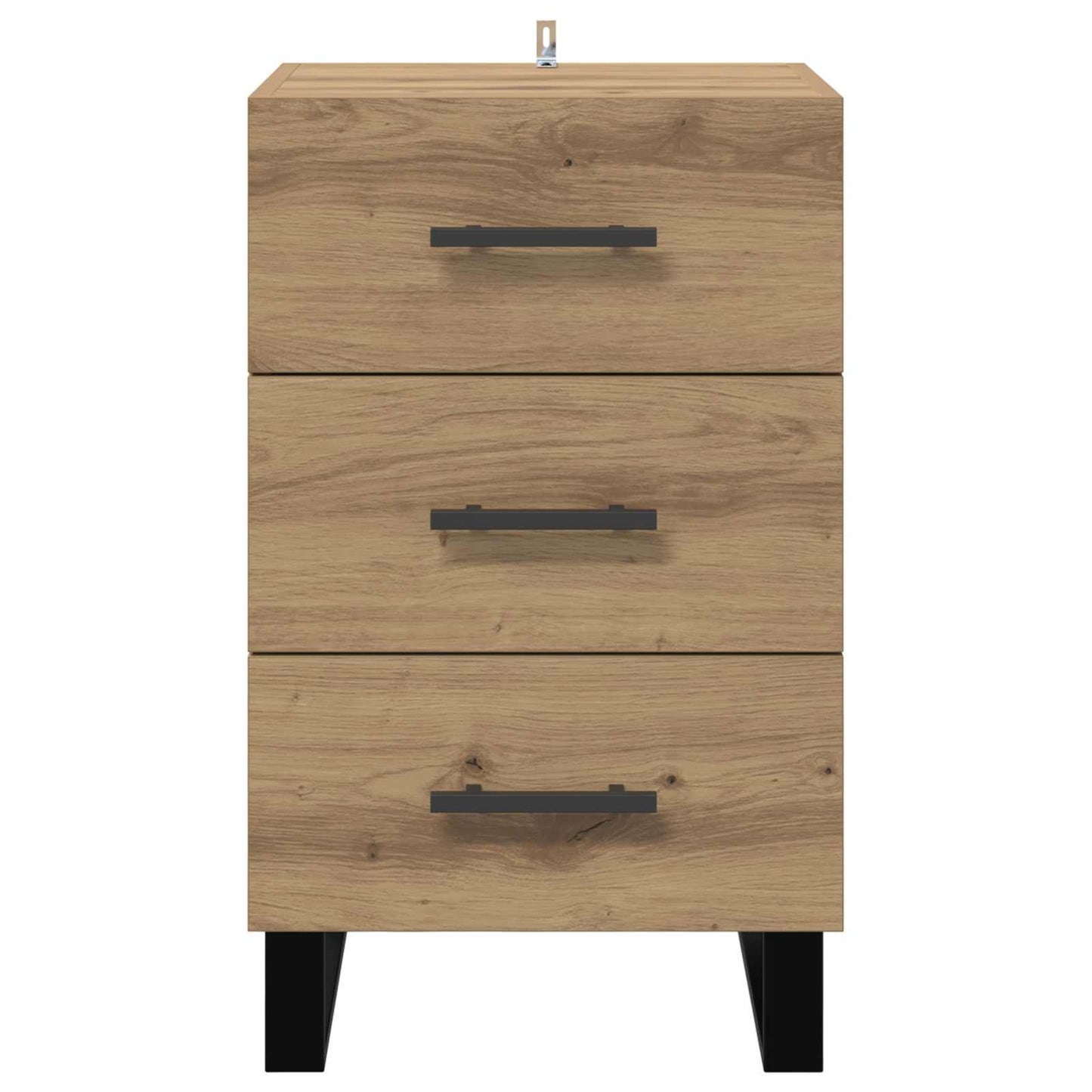 Nattbordskap Artisan Eik 40 x 40 x 66 cm Konstruert tre