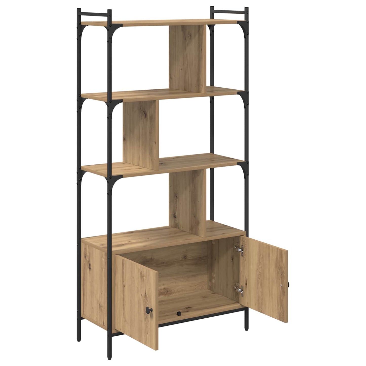 Bokhylle 76,5 x 30 x 154,5 cm Konstruert tre