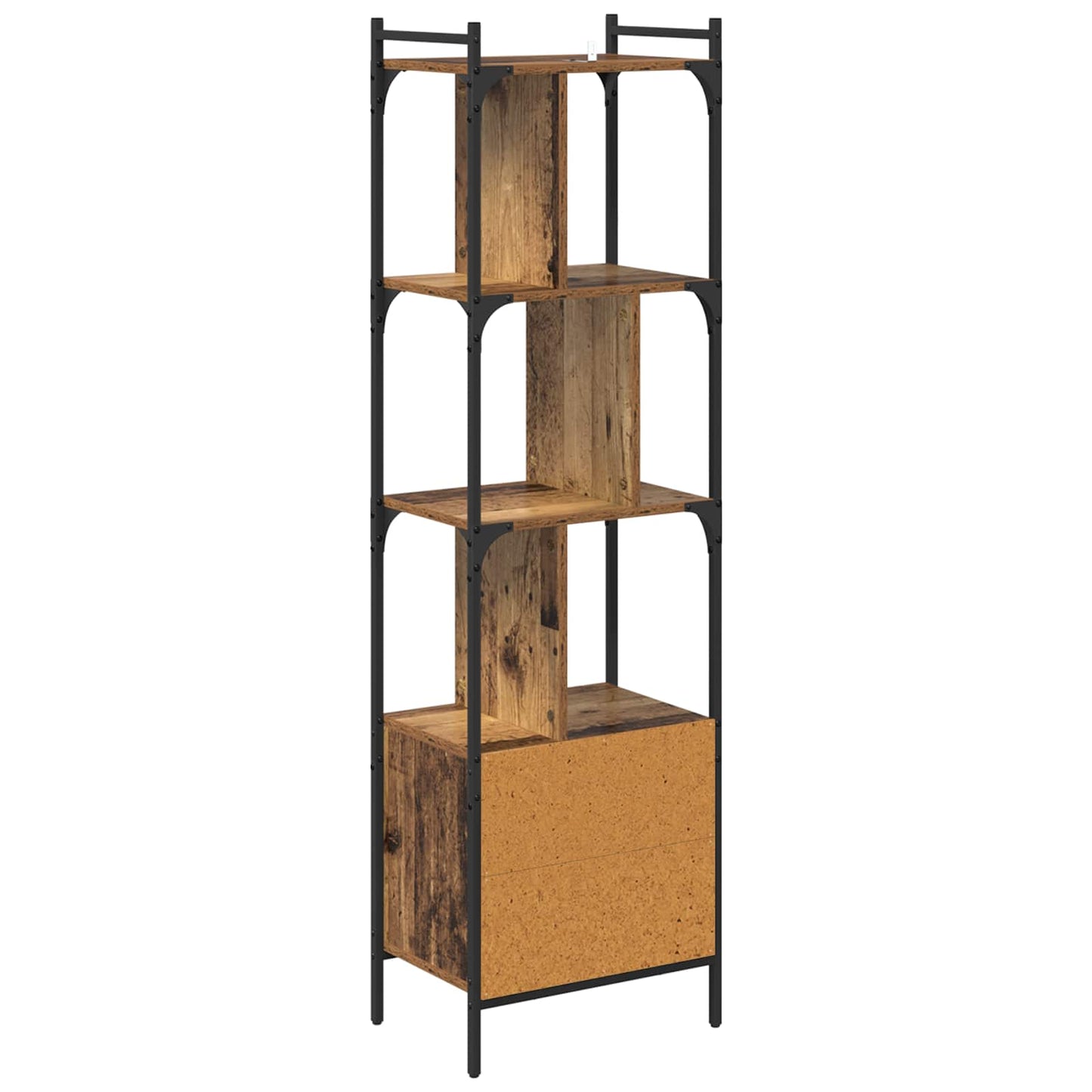 Bokhylle Gamle tre 44,5 x 30 x 154,5 cm Konstruert tre