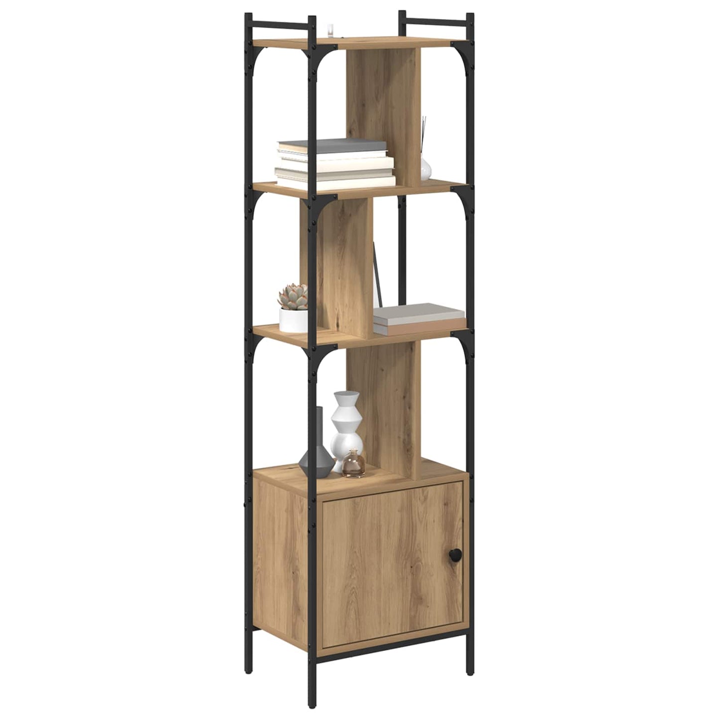Bokhylle 6 nivåer 44,5 x 30 x 154,5 cm Konstruert tre