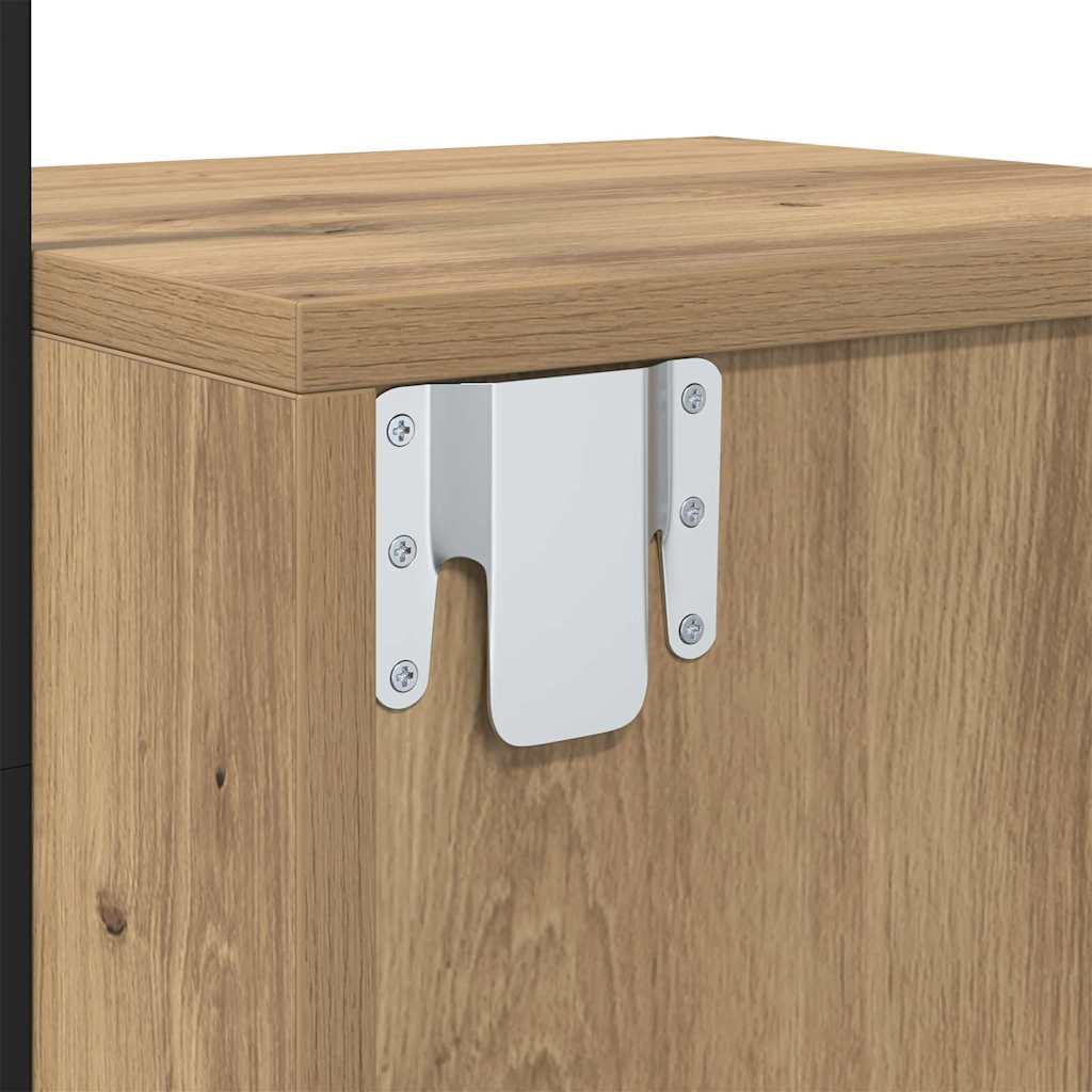 Nattbordskap Artisan Eik 35 x 30 x 51 cm Konstruert tre