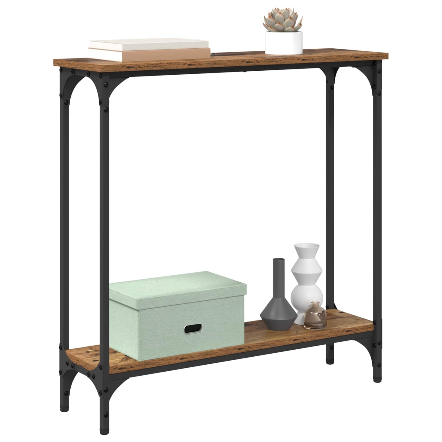 Konsollbord Gamle tre 75 x 22,5 x 75 cm Konstruert tre
