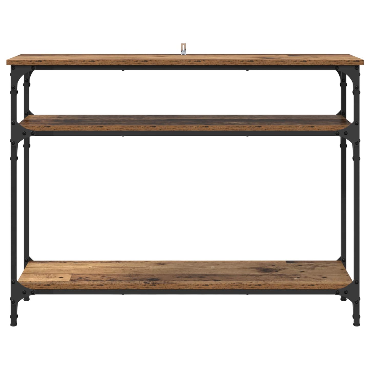 Konsollbord med hylle Gamle tre 100 x 29 x 75 cm Konstruert tre