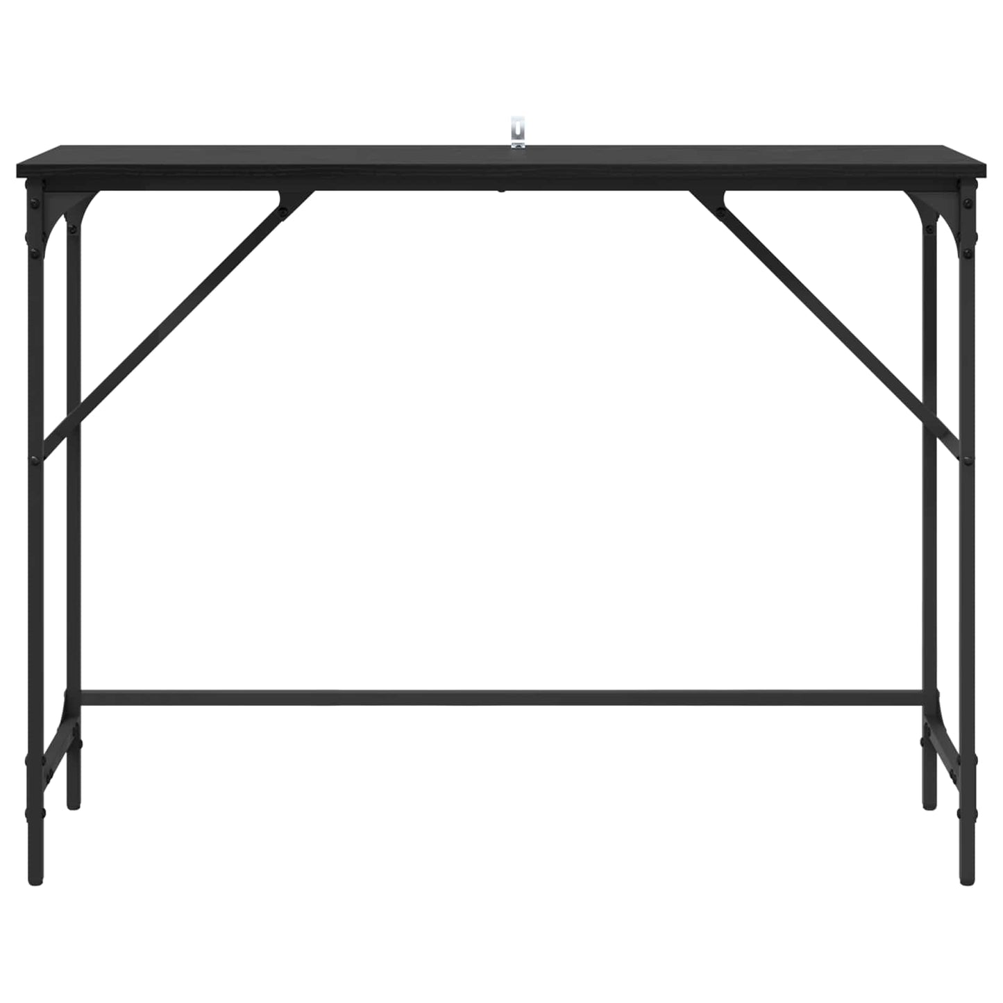 Konsollbord Svart Eik 100 x 32 x 75 cm Konstruert tre