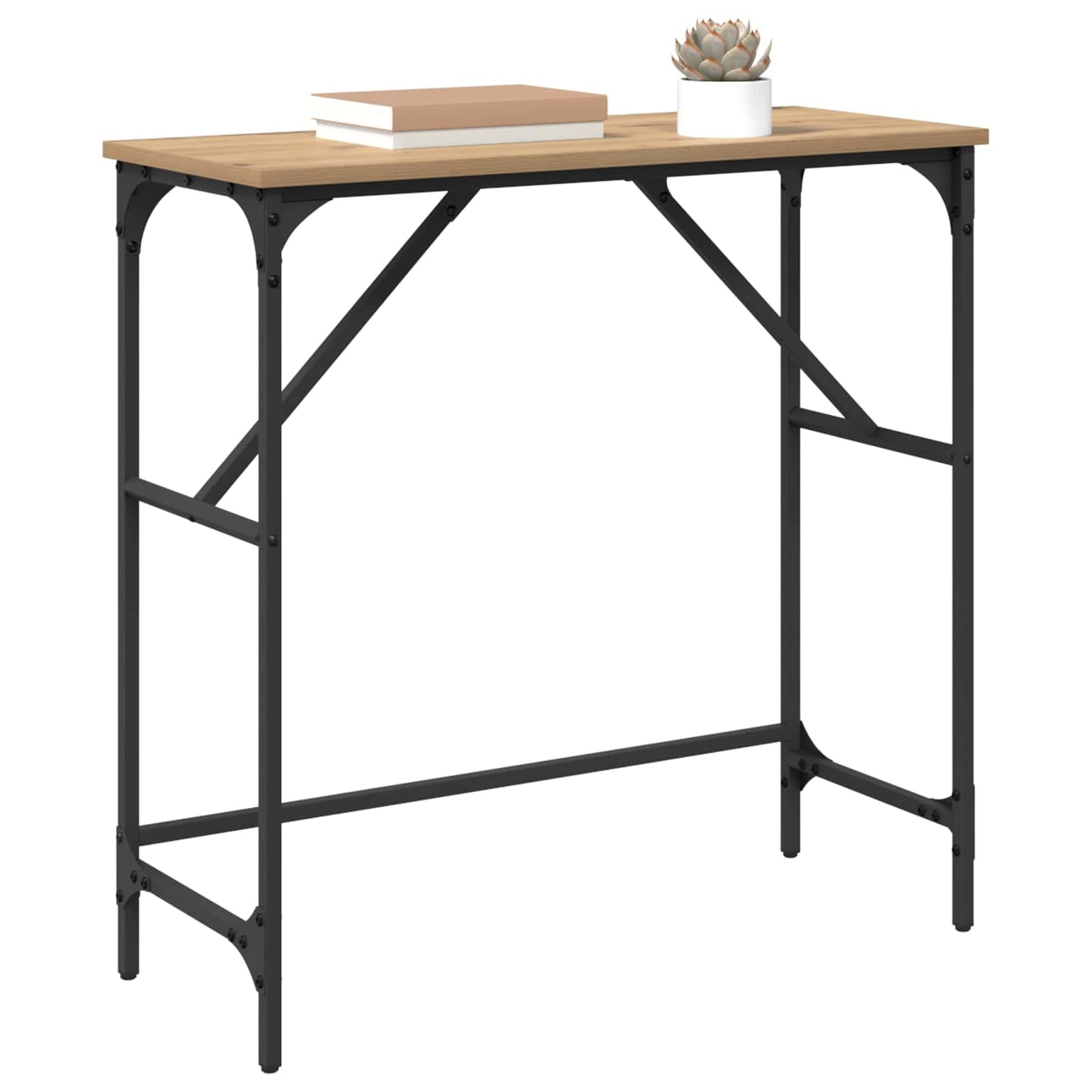Konsollbord Artisan Eik 75 x 32 x 75 cm Konstruert tre