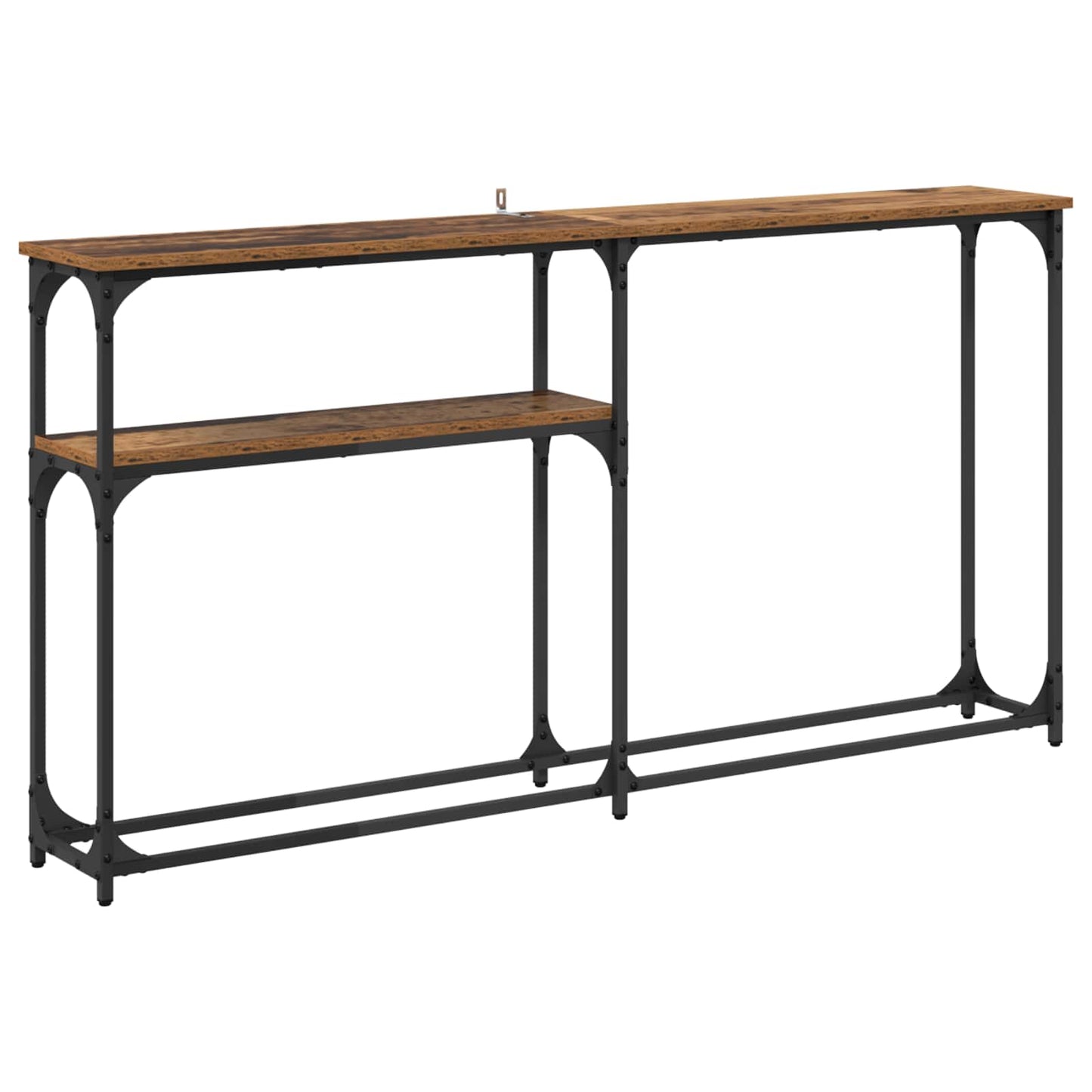 Konsollbord Gammelt tre 145x22.5x75cm Konstruert tre