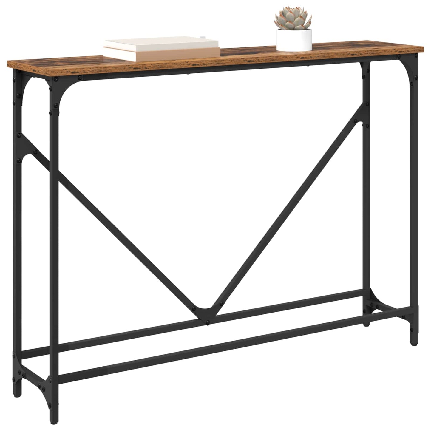 Konsollbord Gamle tre 102 x 23 x 75 cm Konstruert tre