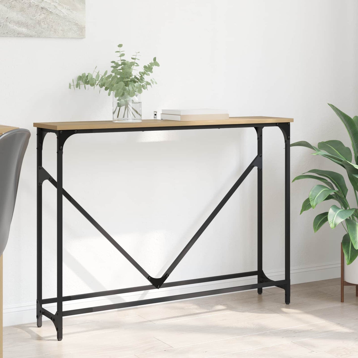 Konsollbord Artisan Eik 102 x 23 x 75 cm Konstruert tre
