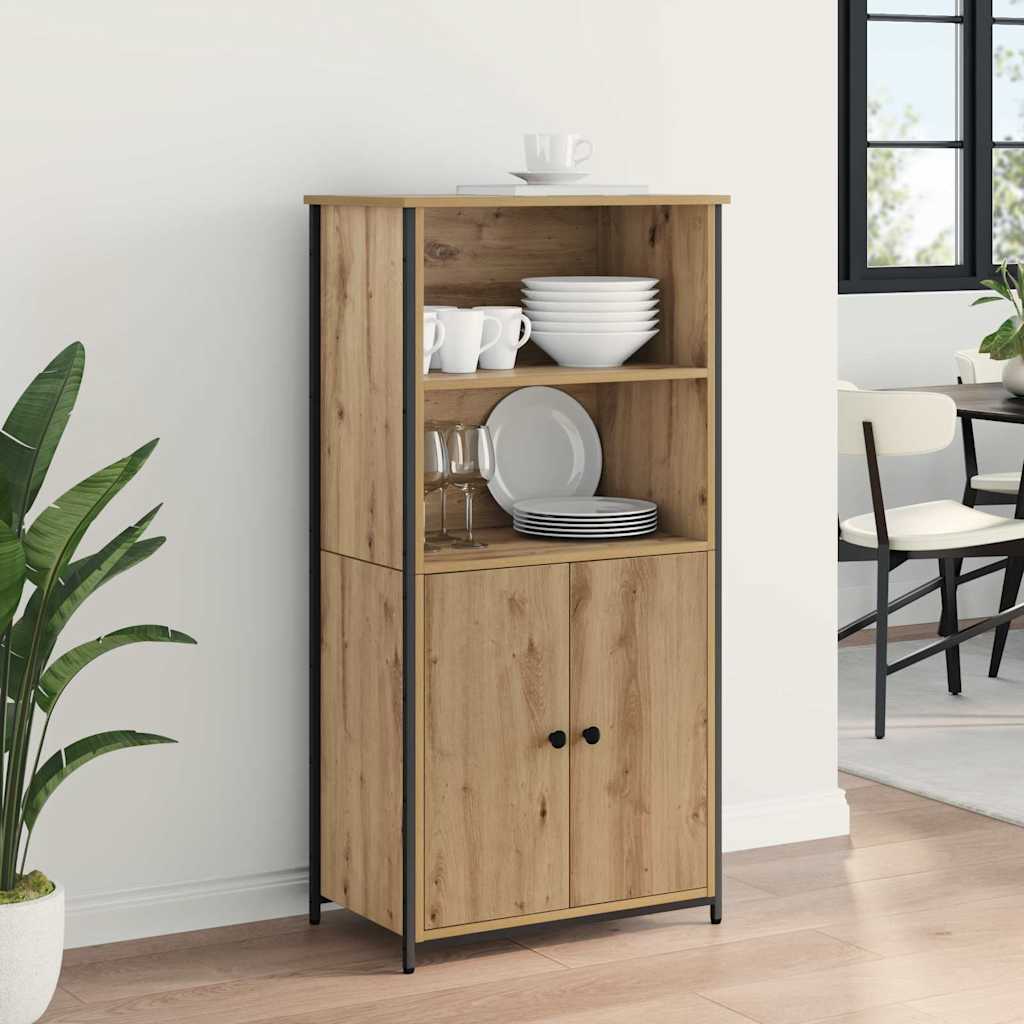 Høyskap Artisan Eik 62 x 36 x 121,5 cm Konstruert tre