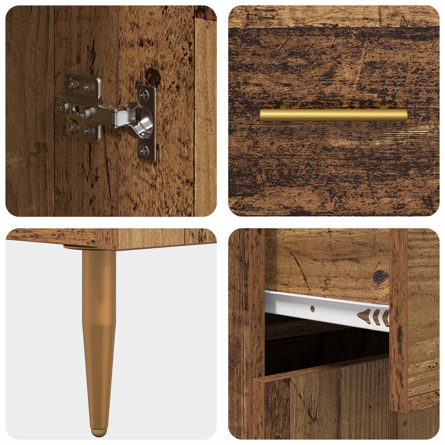 Serviesskap Gamle tre 69,5 x 34 x 90 cm Konstruert tre