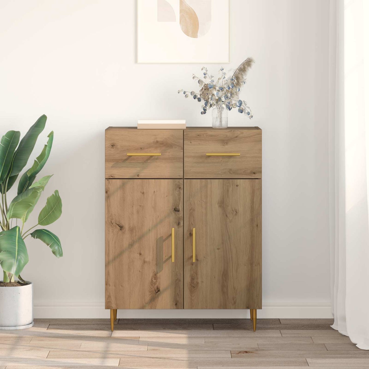 Serviesskap Artisan Eik 69,5 x 34 x 90 cm Konstruert tre