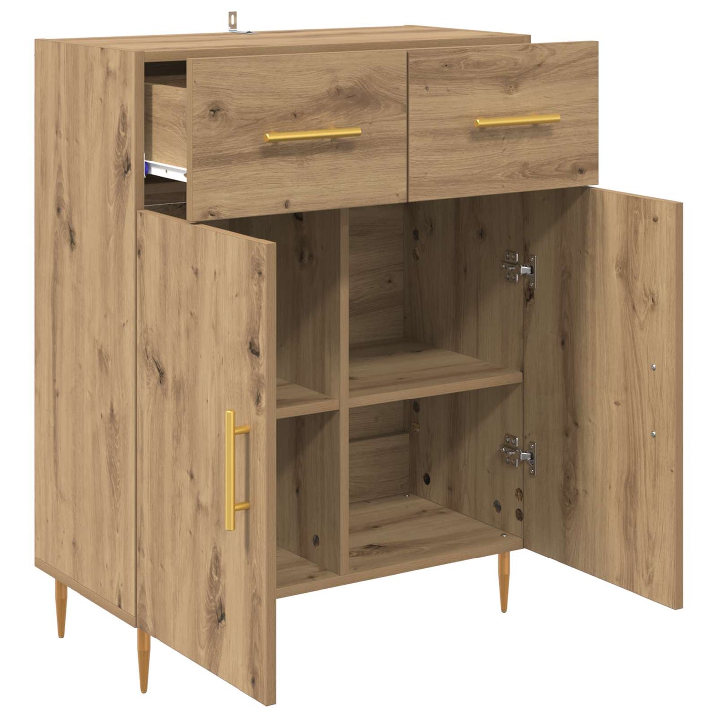 Serviesskap Artisan Eik 69,5 x 34 x 90 cm Konstruert tre