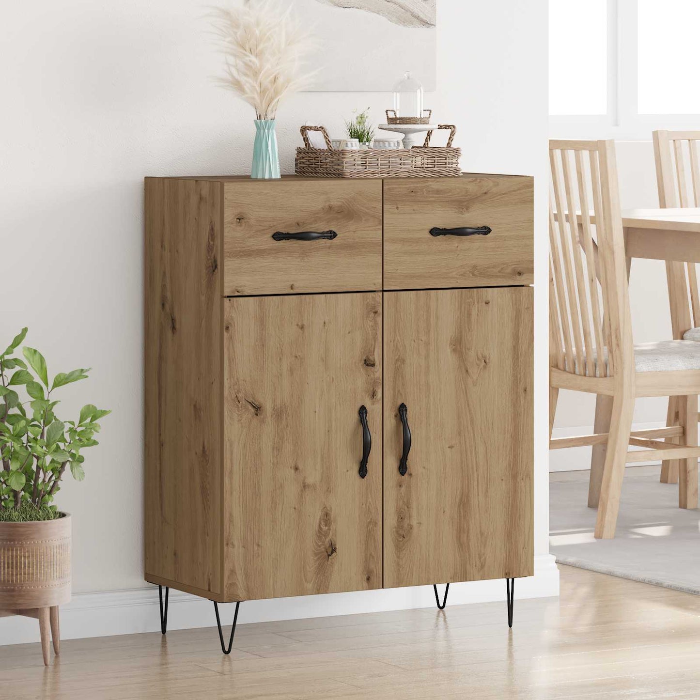 Serviesskap Artisan Eik 69,5 x 34 x 90 cm Konstruert tre