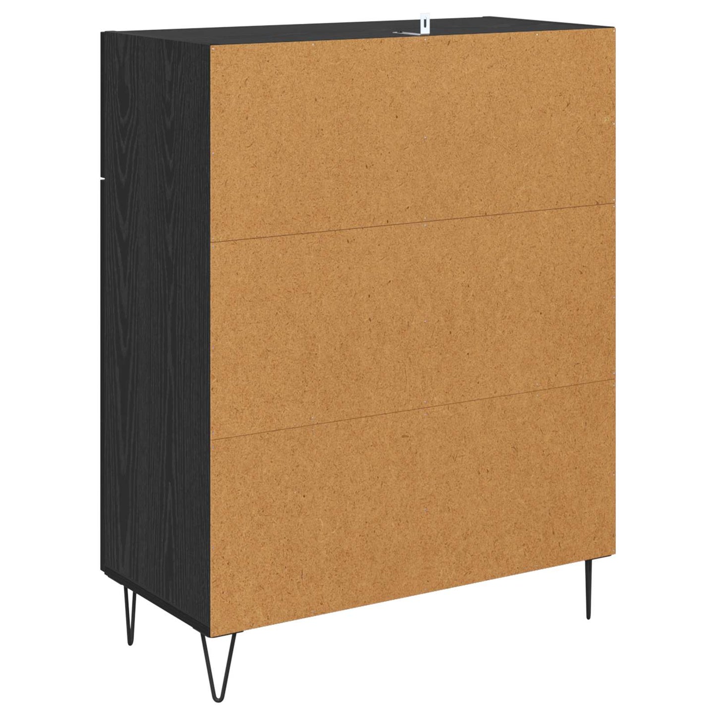 Serviesskap Svart Eik 69,5 x 34 x 90 cm Konstruert tre