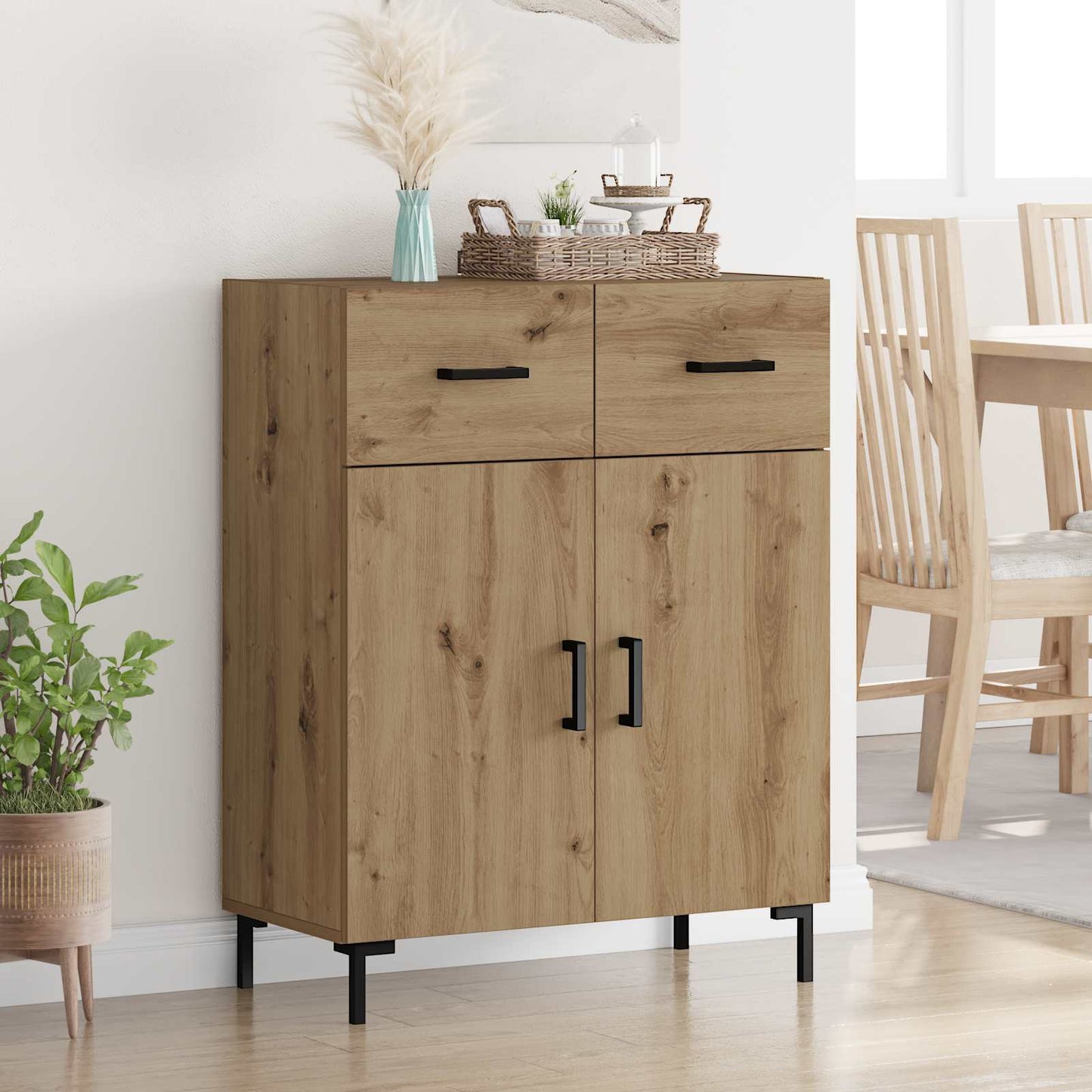 Serviesskap Artisan Eik 69,5 x 34 x 90 cm Konstruert tre