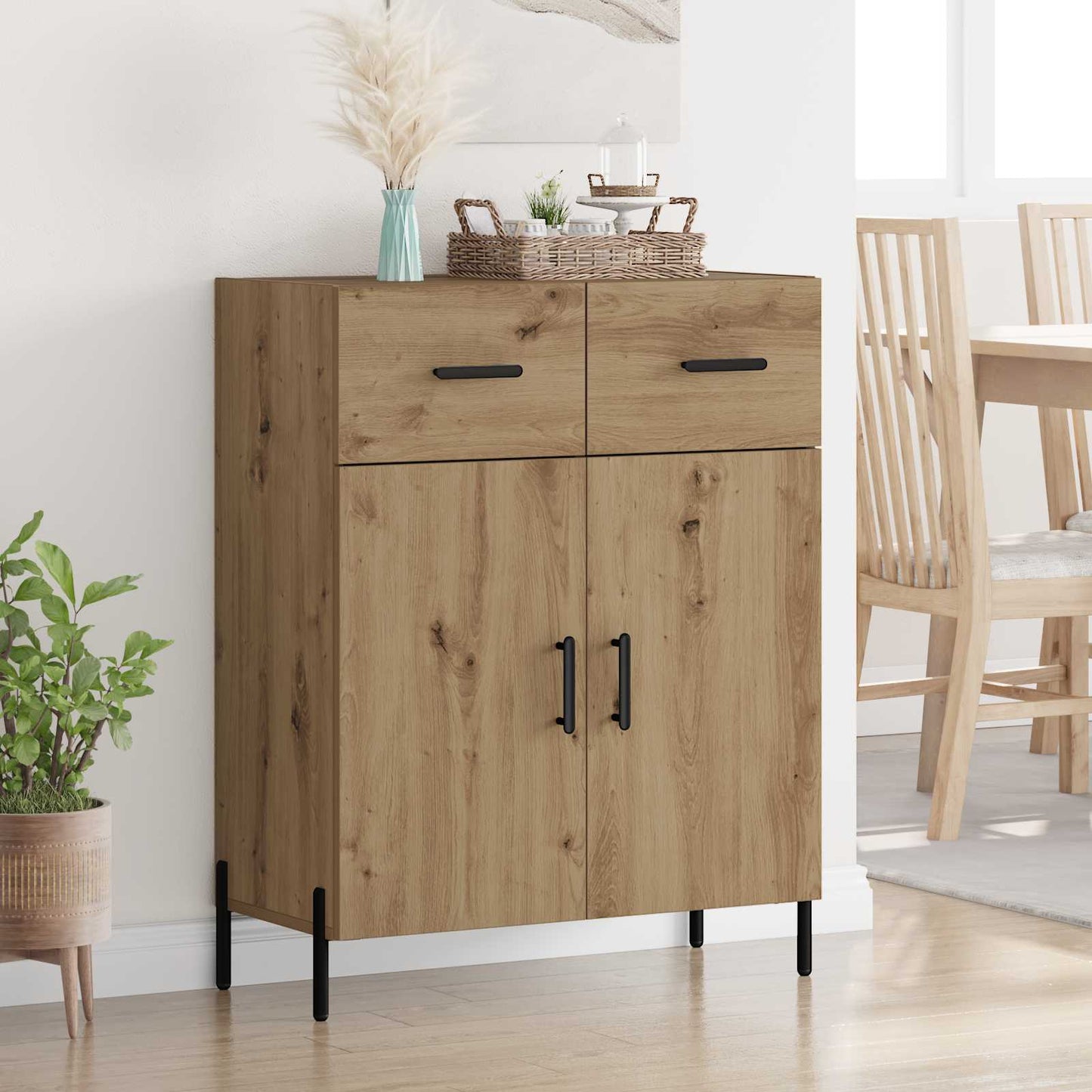Serviesskap Artisan Eik 69,5 x 34 x 90 cm Konstruert tre
