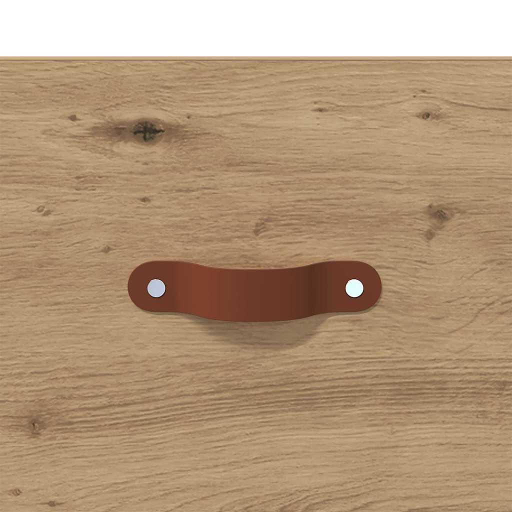 Vegghengt nattbord 35 x 35 x 20 cm Konstruert tre Artisan Eik