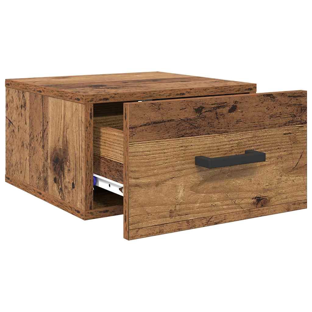 Nattbordskap Gammelt tre 35 x 35 x 20 cm Konstruert tre