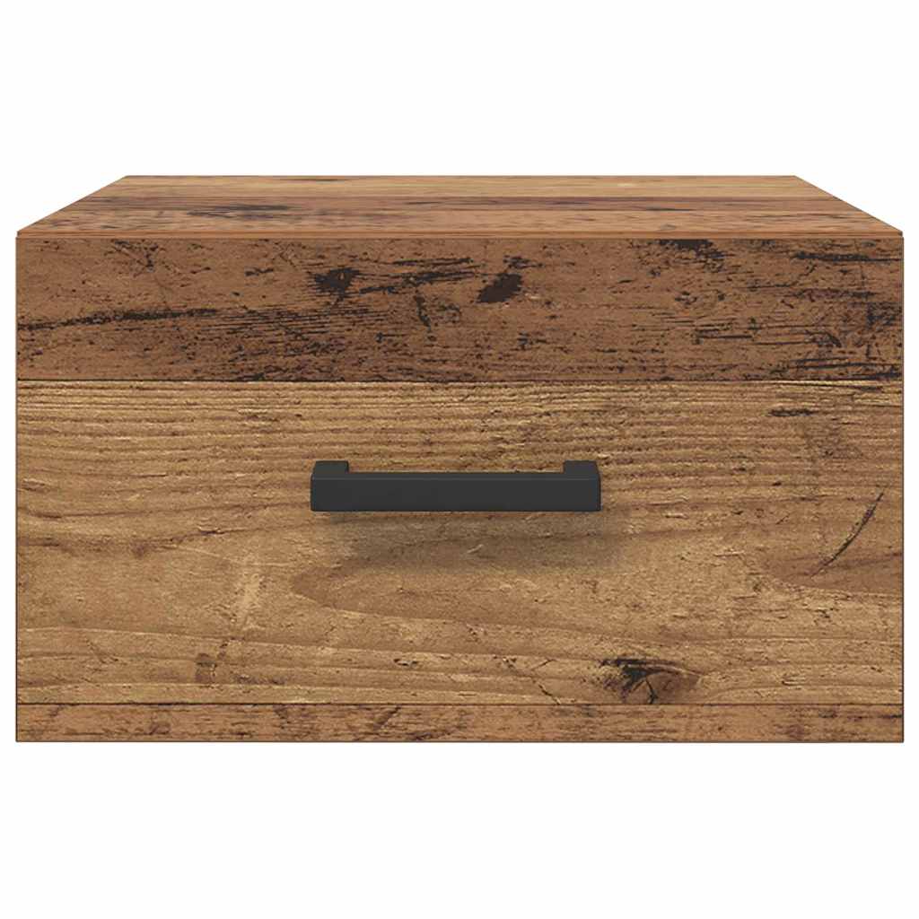 Nattbordskap Gammelt tre 35 x 35 x 20 cm Konstruert tre