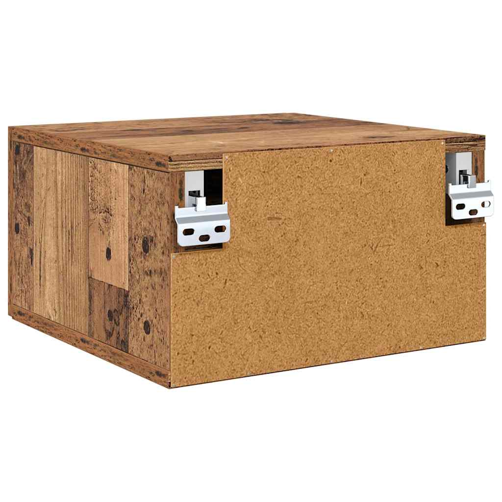Nattbordskap Gammelt tre 35 x 35 x 20 cm Konstruert tre
