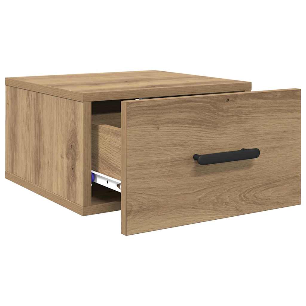 Nattbordskap 35 x 35 x 20 cm Konstruert tre Artisan Eik