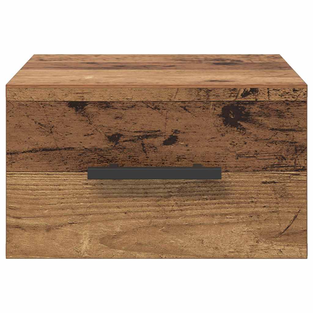 Nattbordskap Gammelt tre 35 x 35 x 20 cm Konstruert tre