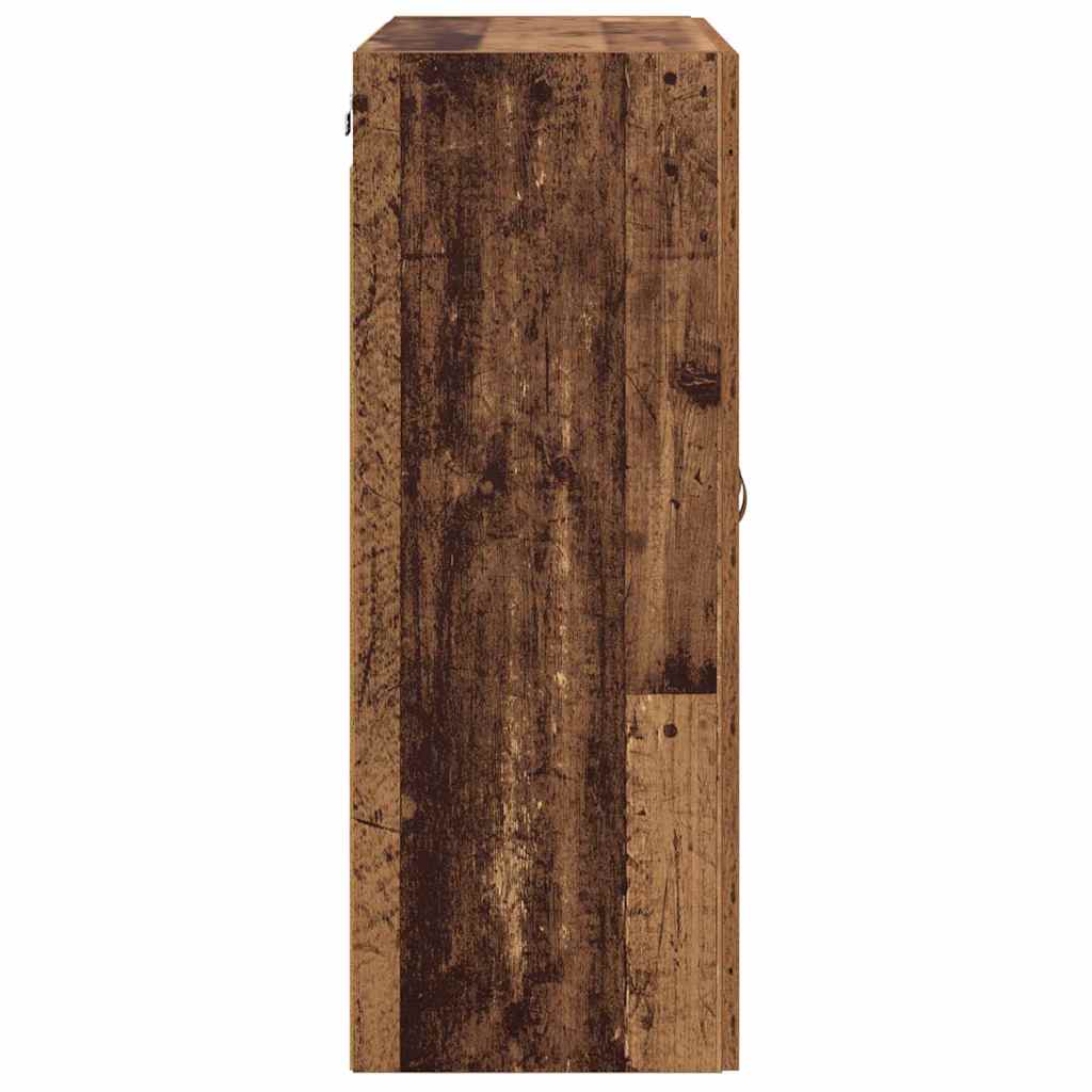 Veggskap Gamle tre 69,5 x 34 x 90 cm Konstruert tre