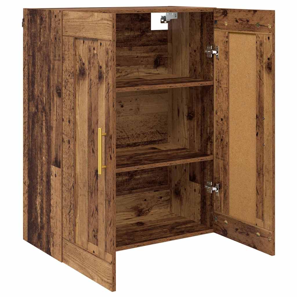 Veggskap Gamle tre 69,5 x 34 x 90 cm Konstruert tre