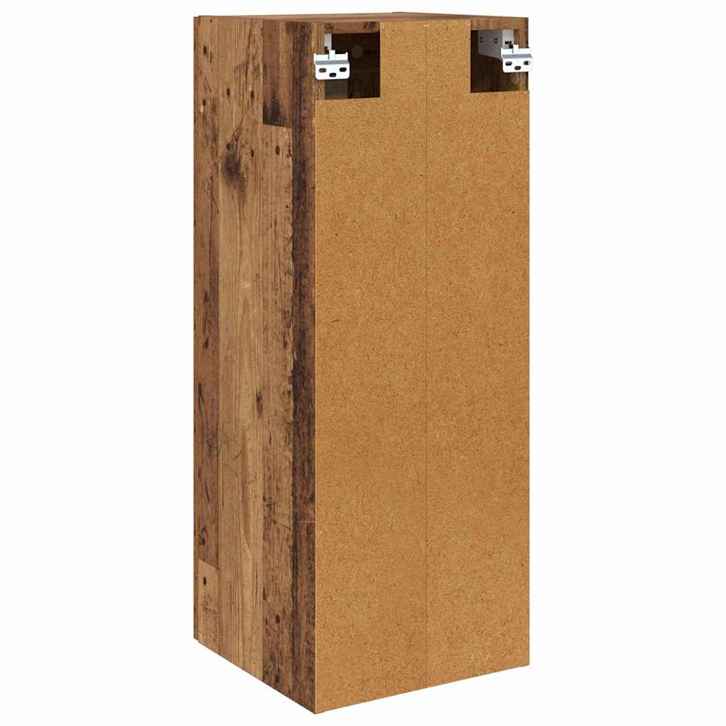 Veggskap Gamle tre 34,5 x 34 x 90 cm Konstruert tre