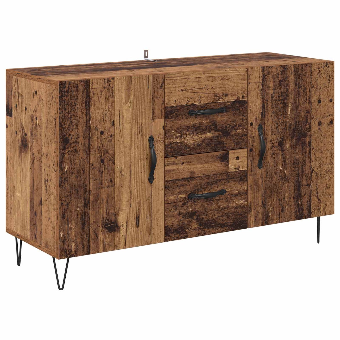 Serviesskap med skuff Gamle tre 100 x 36 x 60 cm Konstruert tre