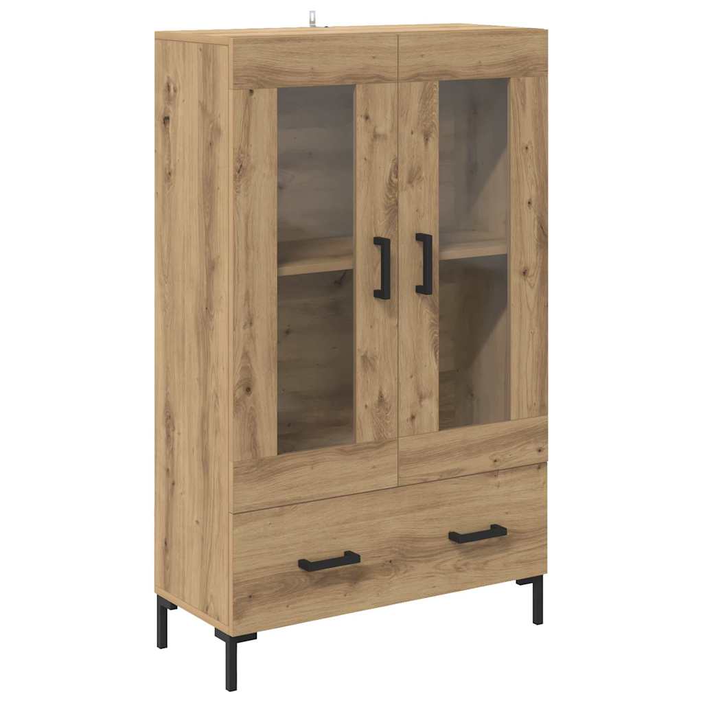 Høyskap med skuff Artisan Eik 69,5 x 31 x 115 cm Konstruert tre
