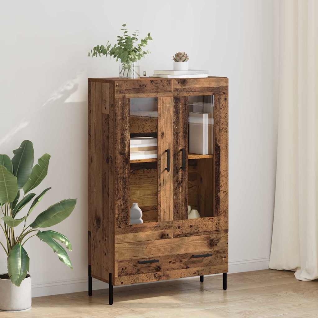 Høyskap Corona Gamle tre 69,5 x 31 x 115 cm Konstruert tre