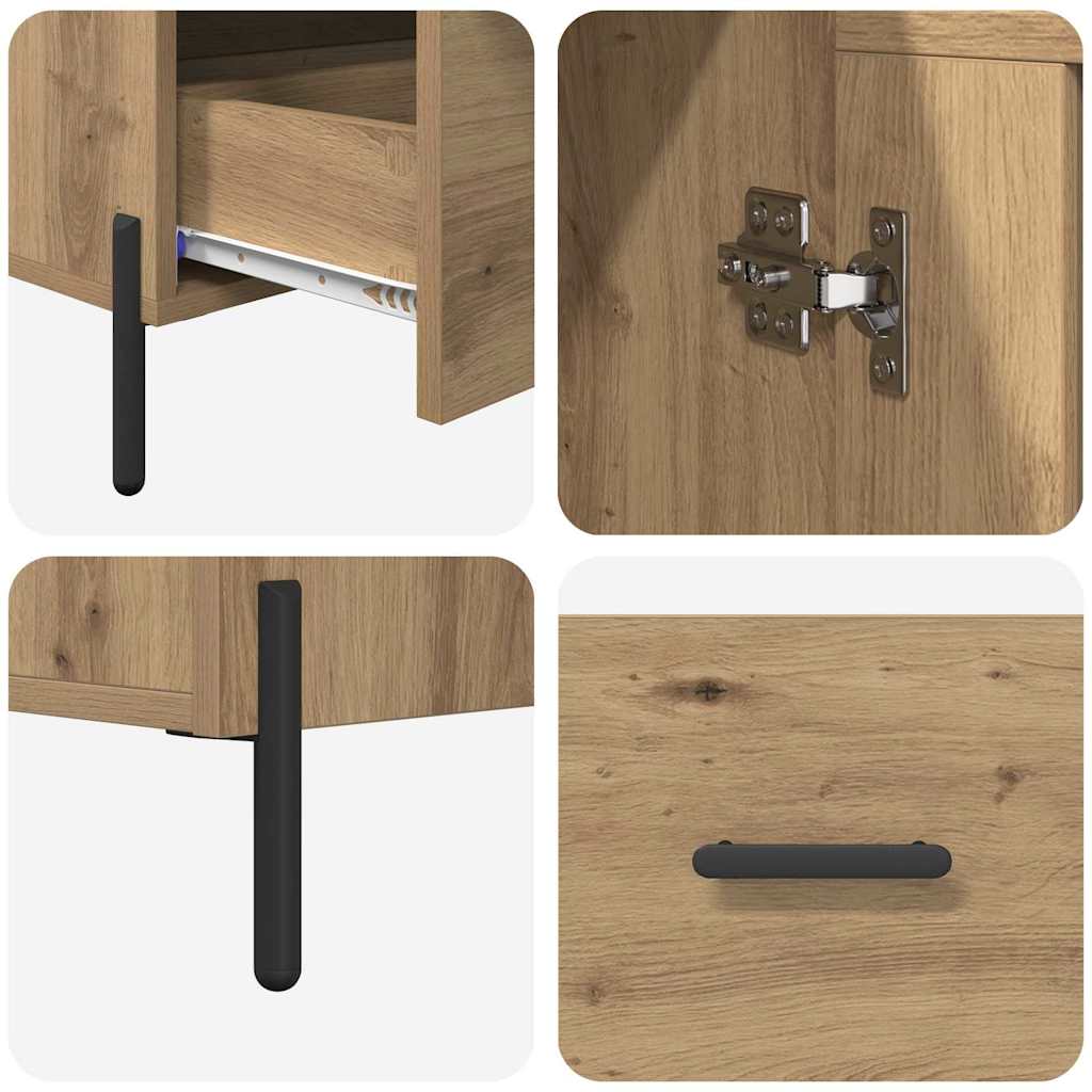 Høyskap Corona Artisan Eik 69,5 x 31 x 115 cm Konstruert tre