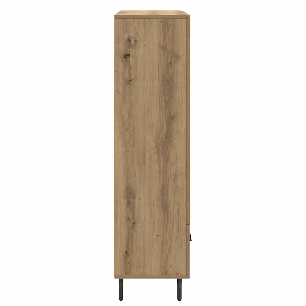 Høyskap med skuff Artisan Eik 69,5 x 31 x 115 cm Konstruert tre