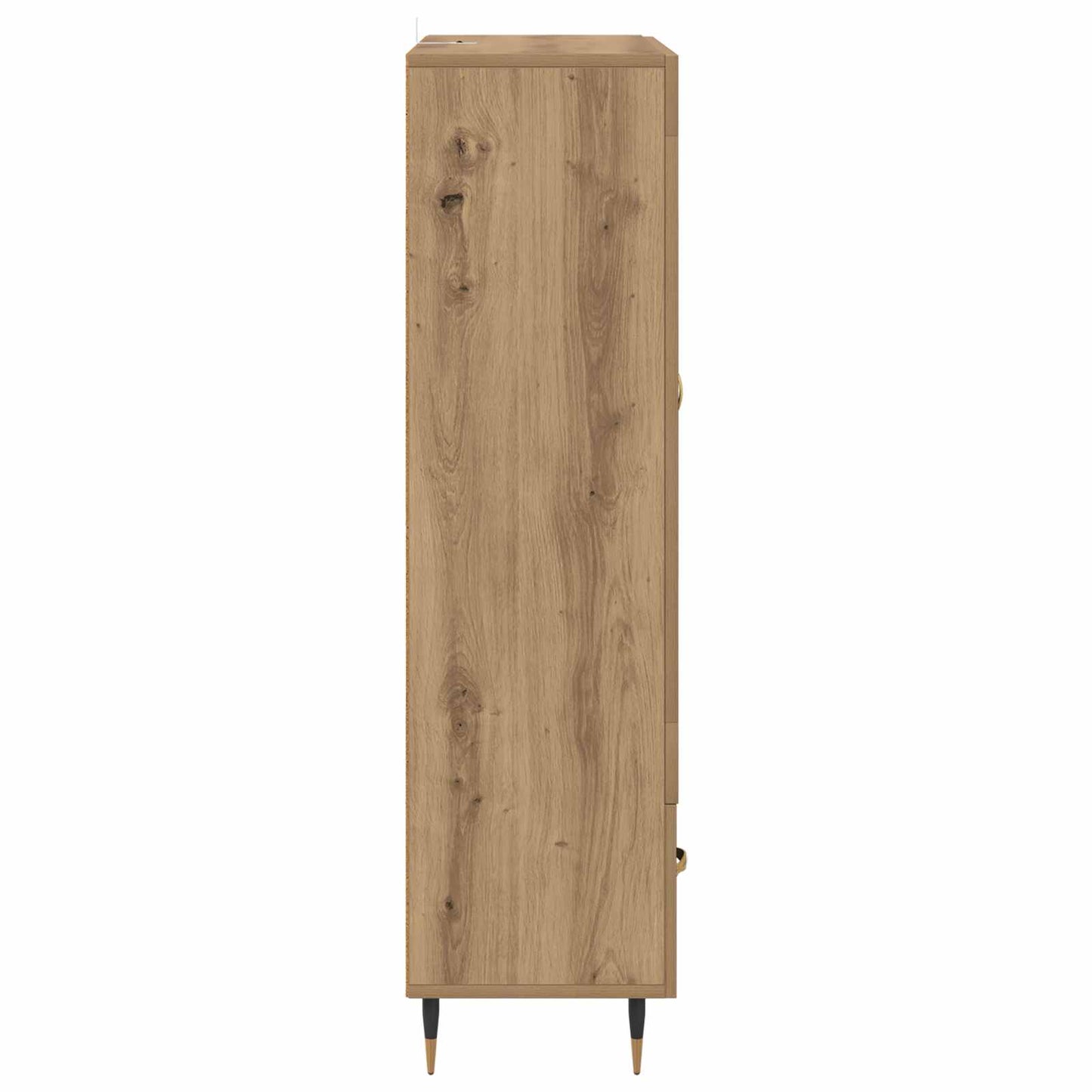 Høyskap med skuff Artisan Eik 69,5 x 31 x 115 cm Konstruert tre