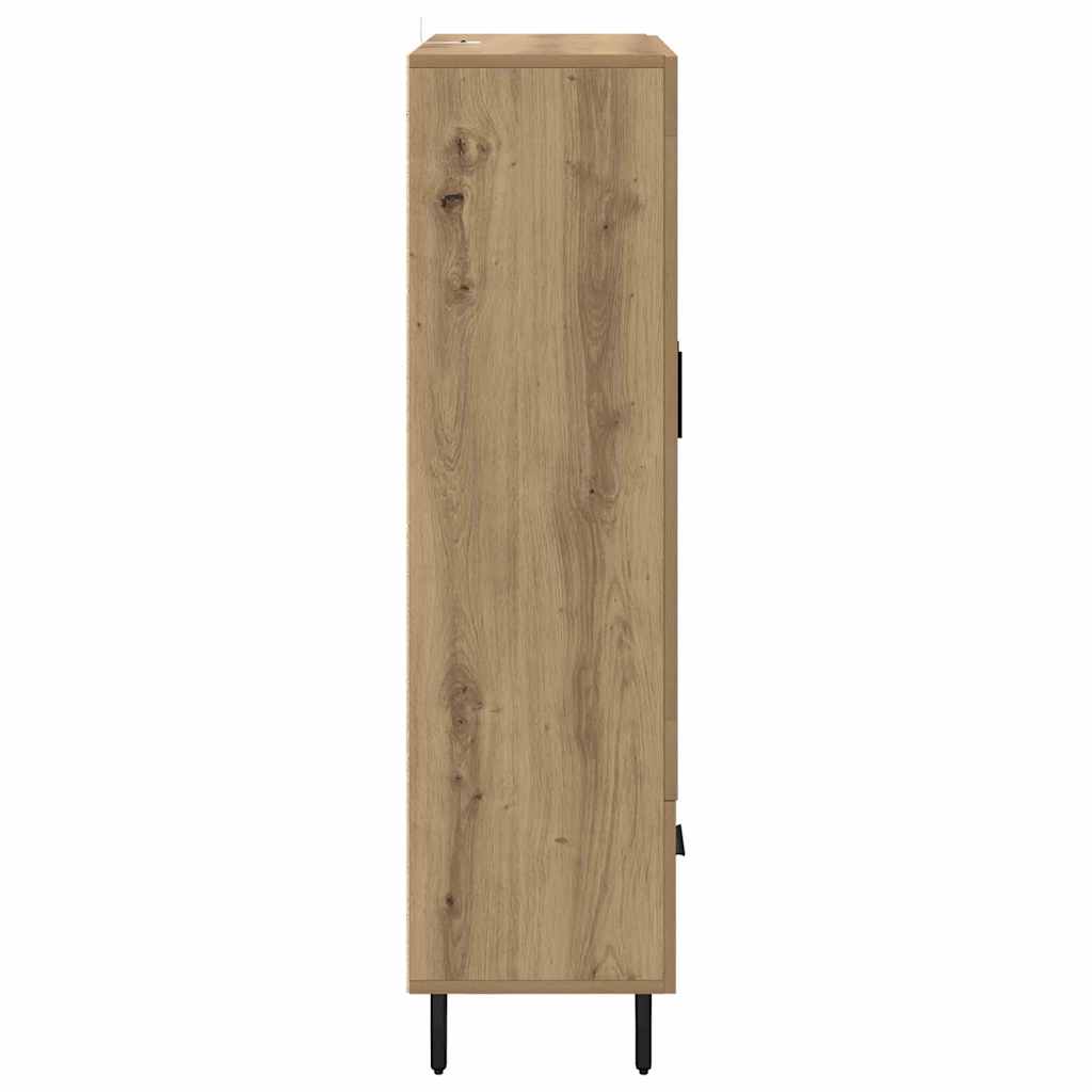 Høyskap med skuff Artisan Eik 69,5 x 31 x 115 cm Konstruert tre