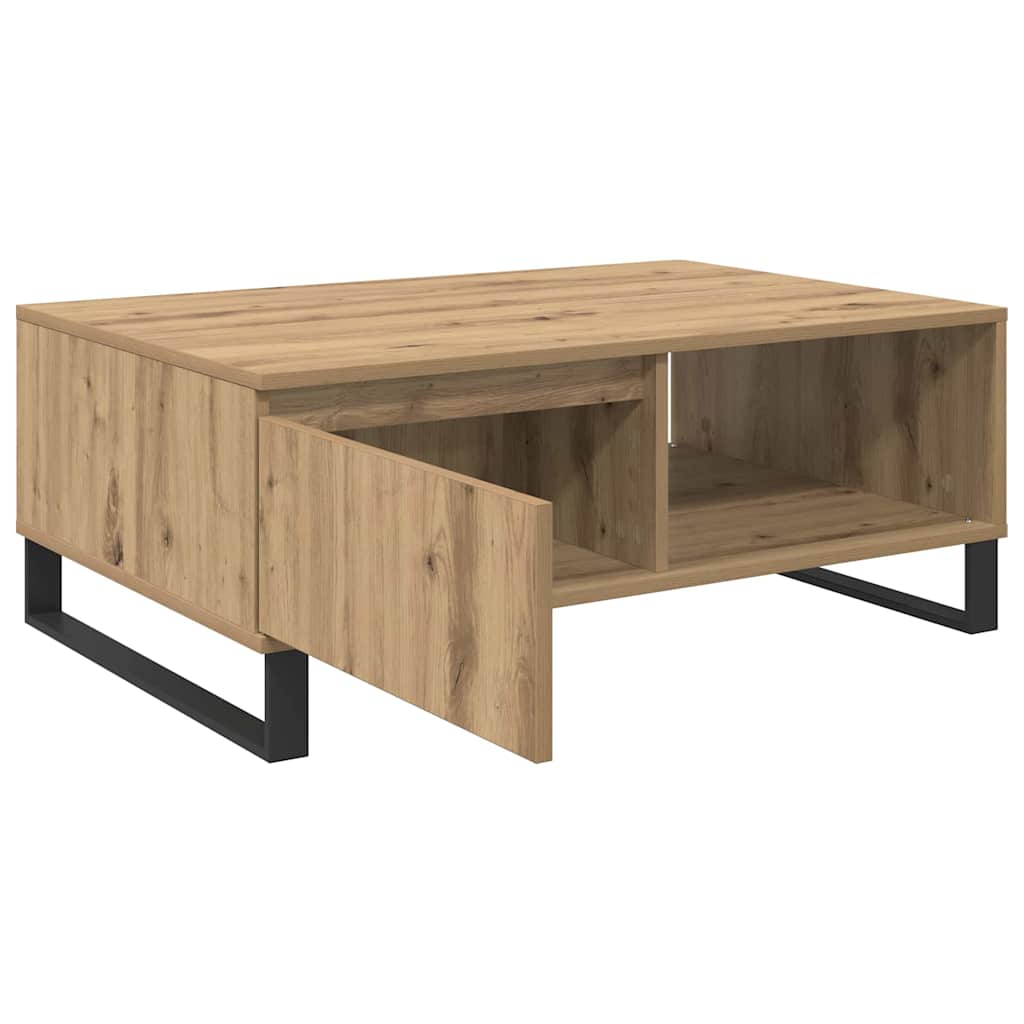 Kaffebord Artisan Eik 90 x 60 x 35 cm Konstruert tre
