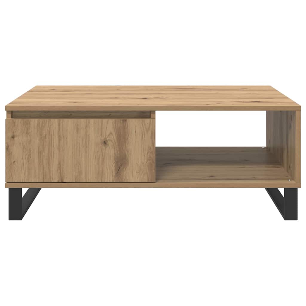 Kaffebord Artisan Eik 90 x 60 x 35 cm Konstruert tre