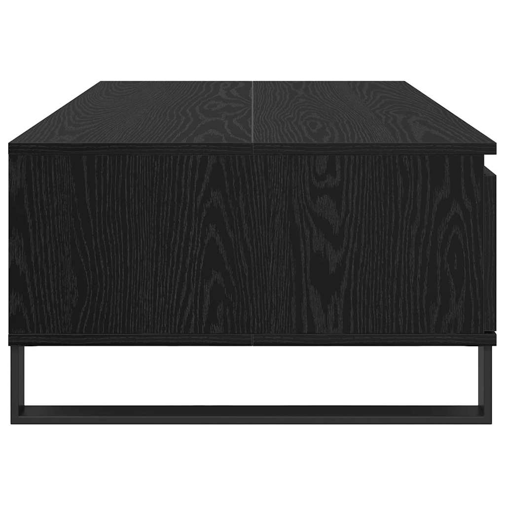 Kaffebord Svart Eik 90 x 60 x 35 cm Konstruert tre
