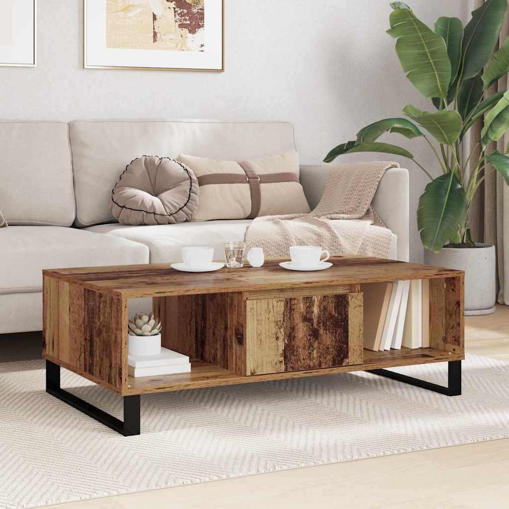 Kaffebord Gammelt tre 104 x 60 x 35 cm Konstruert tre