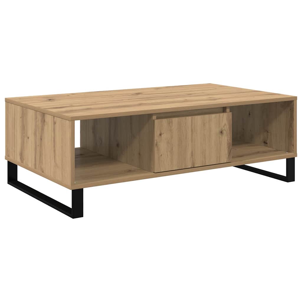 Kaffebord Artisan Eik 104 x 60 x 35 cm Konstruert tre