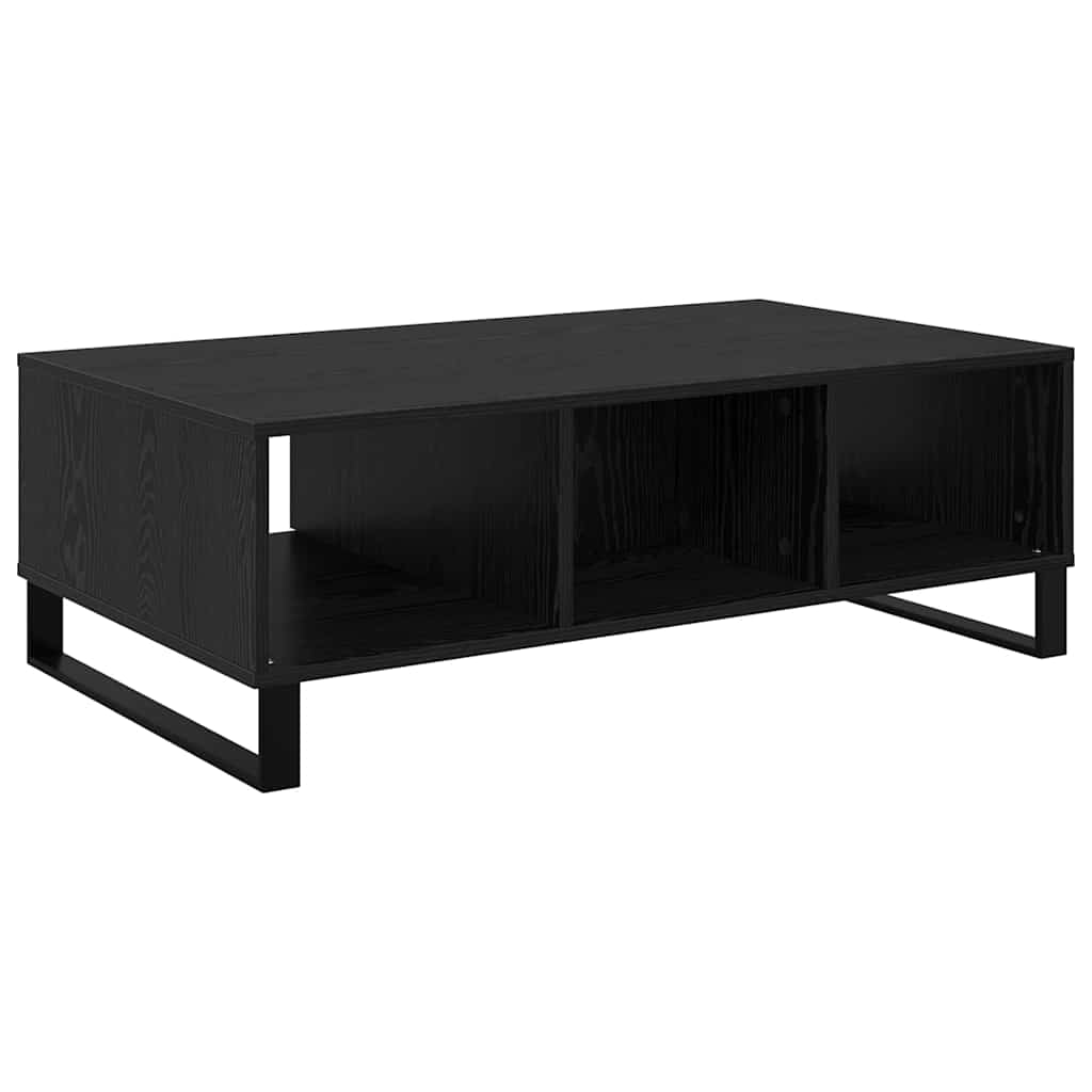 Kaffebord Svart Eik 104 x 60 x 35 cm Konstruert tre