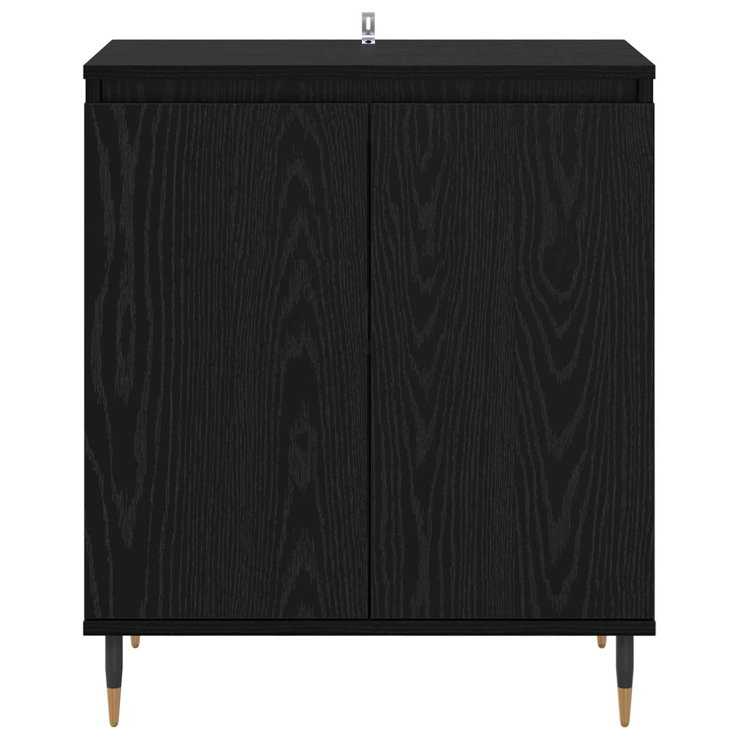Serviesskap Svart Eik 60 x 35 x 70 cm Konstruert tre
