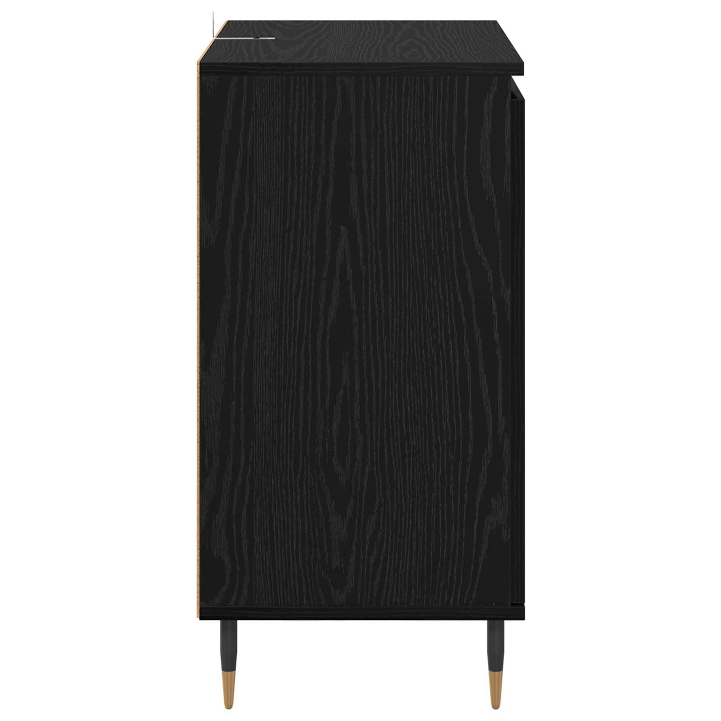Serviesskap Svart Eik 60 x 35 x 70 cm Konstruert tre