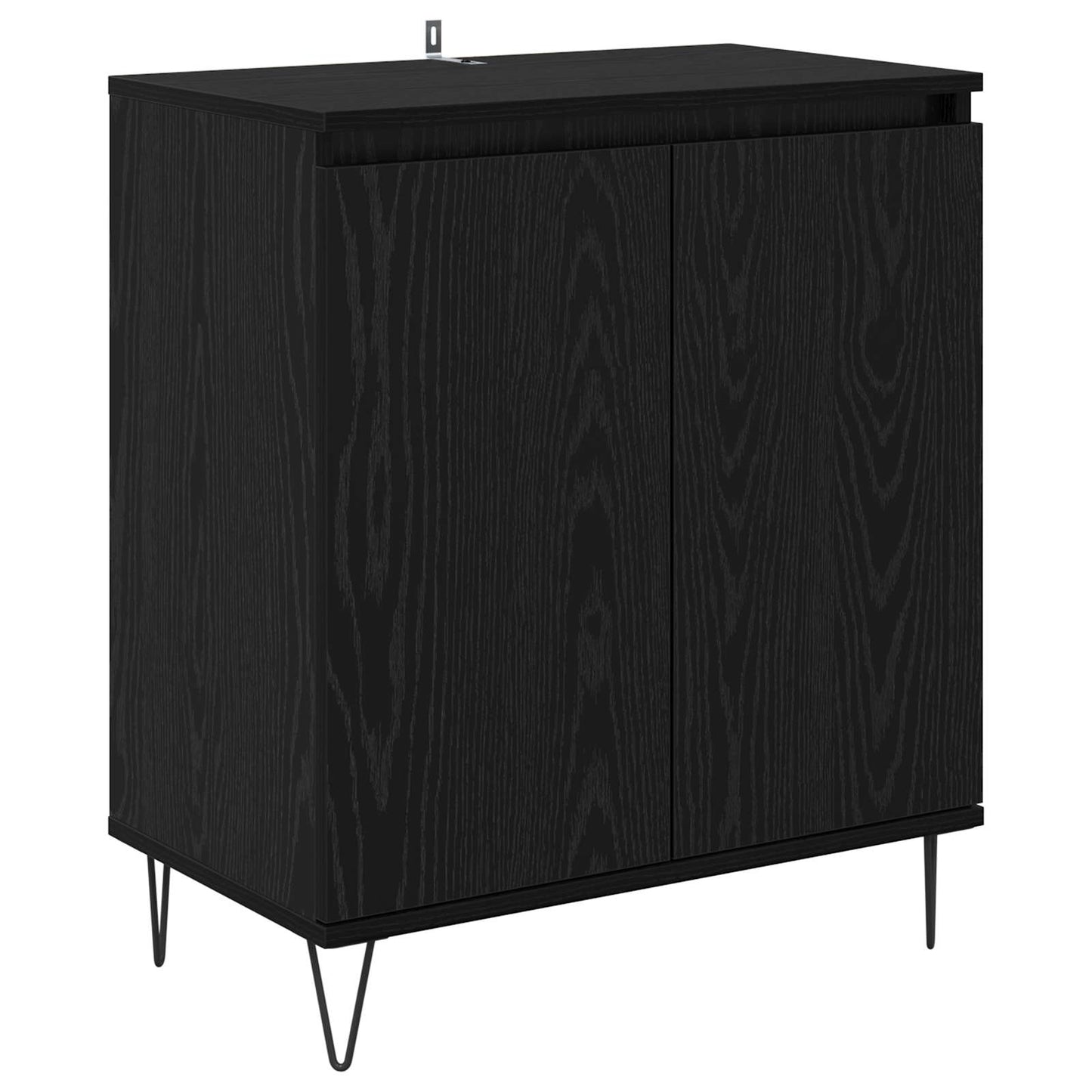 Serviesskap Svart Eik 60 x 35 x 70 cm Konstruert tre