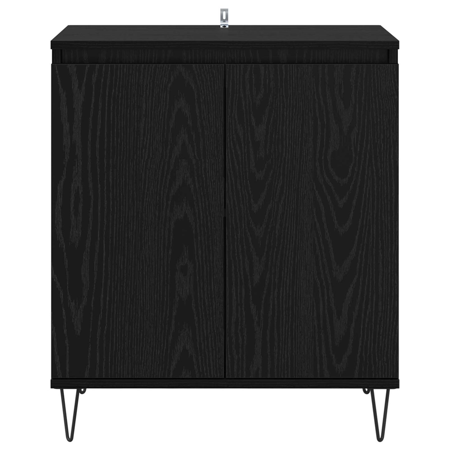 Serviesskap Svart Eik 60 x 35 x 70 cm Konstruert tre